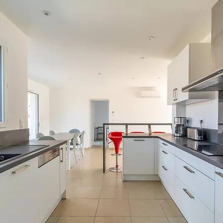 Moderne, Piscine Privative - 8 Pers. - Fr-1-50-209 Hébergement de vacances Mimizan-Plage