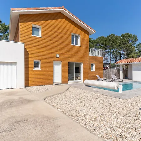 Moderne, Piscine Privative - 8 Pers. - Fr-1-50-209 Hébergement de vacances Mimizan-Plage